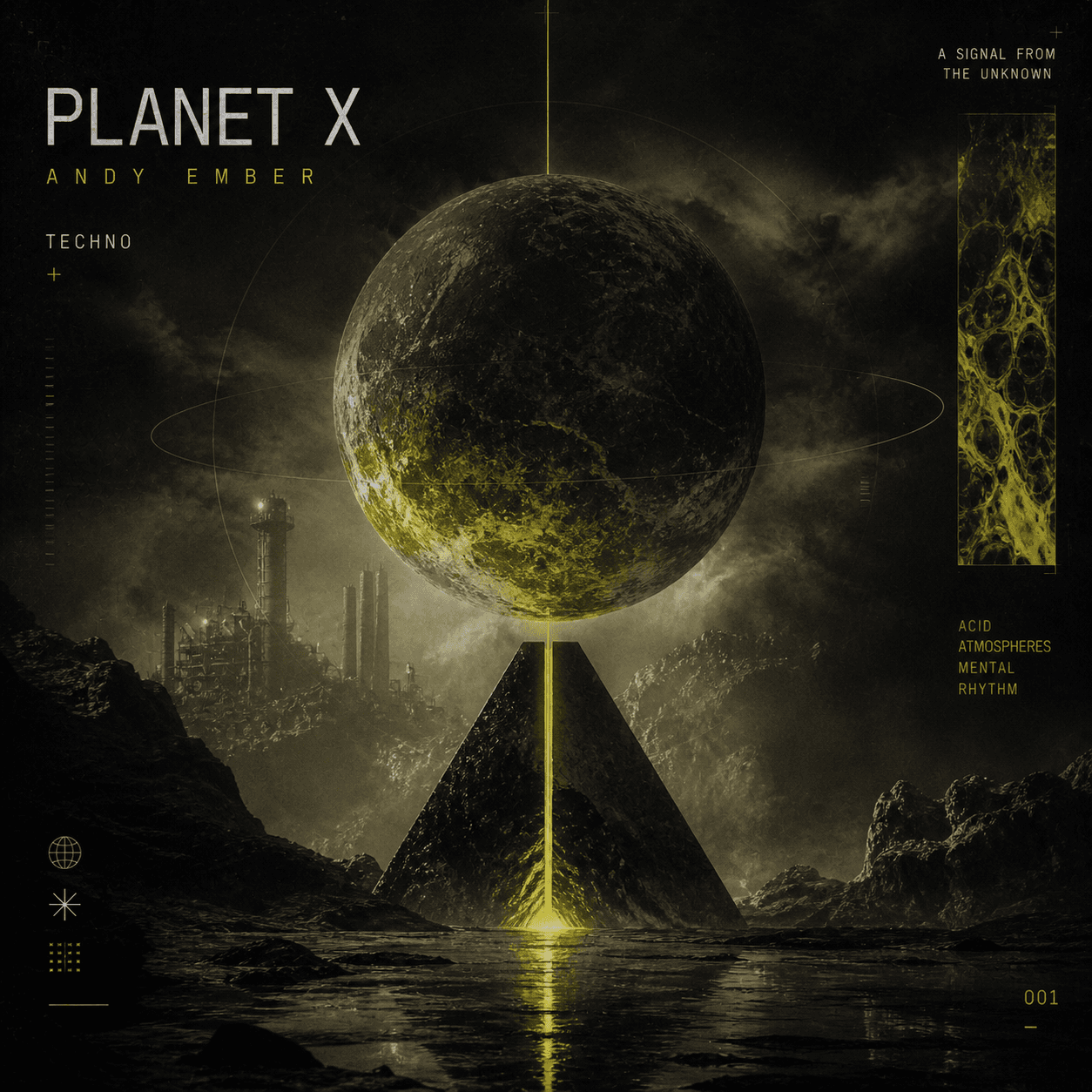 Planet X track cover artwork by ANDY EMBER